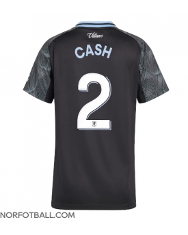 Billige Fotballdrakt Aston Villa Matty Cash #2 Replika Bortedrakt Dame 2025-26 Kortermet